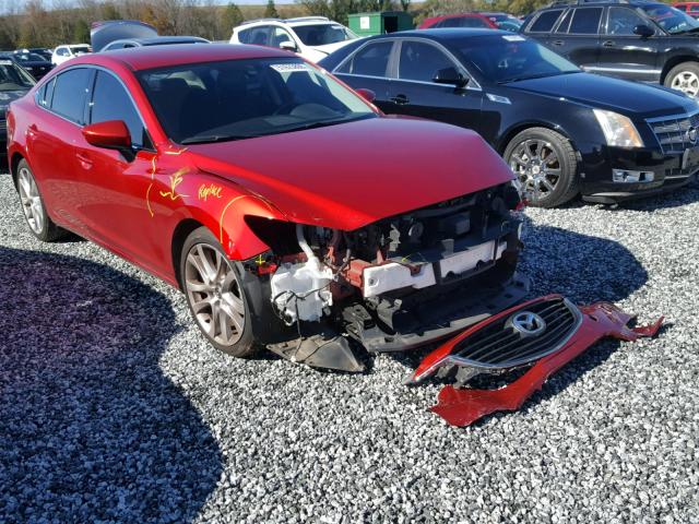 JM1GJ1V60E1117576 - 2014 MAZDA 6 TOURING RED photo 1