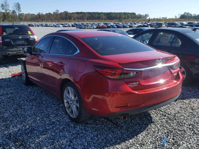 JM1GJ1V60E1117576 - 2014 MAZDA 6 TOURING RED photo 3