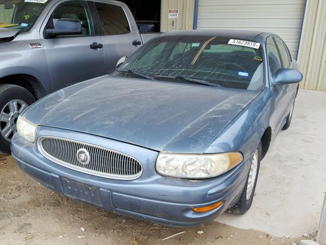 1G4HP54K41U272516 - 2001 BUICK LESABRE CU BLUE photo 2