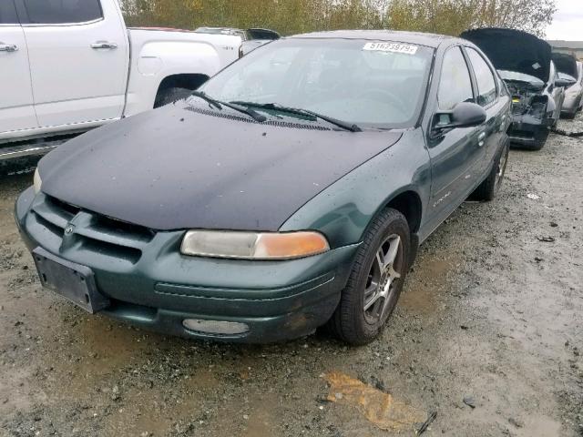 1B3EJ56H3YN248966 - 2000 DODGE STRATUS ES GREEN photo 2