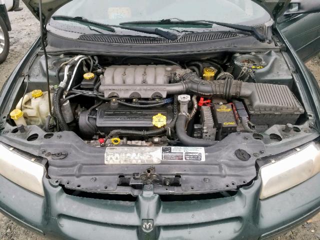 1B3EJ56H3YN248966 - 2000 DODGE STRATUS ES GREEN photo 7