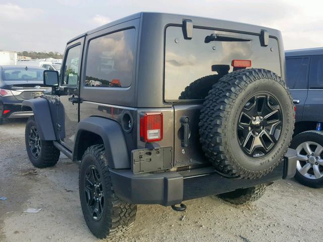 1C4AJWAG0HL747835 - 2017 JEEP WRANGLER S CHARCOAL photo 3