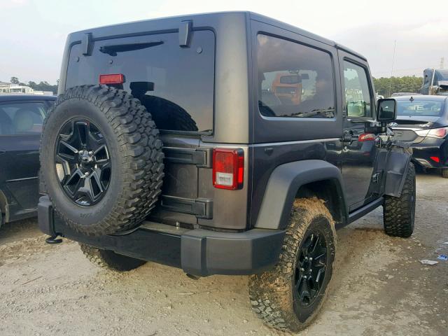 1C4AJWAG0HL747835 - 2017 JEEP WRANGLER S CHARCOAL photo 4