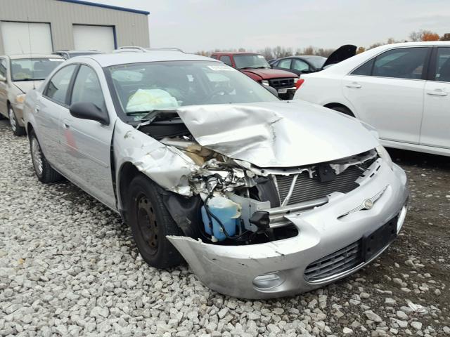 1C3EL46R62N351273 - 2002 CHRYSLER SEBRING LX SILVER photo 1