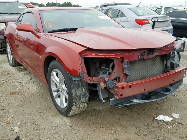 2G1FB1E32F9287670 - 2015 CHEVROLET CAMARO LS RED photo 1