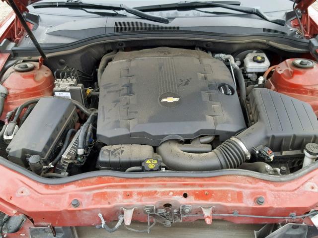 2G1FB1E32F9287670 - 2015 CHEVROLET CAMARO LS RED photo 7