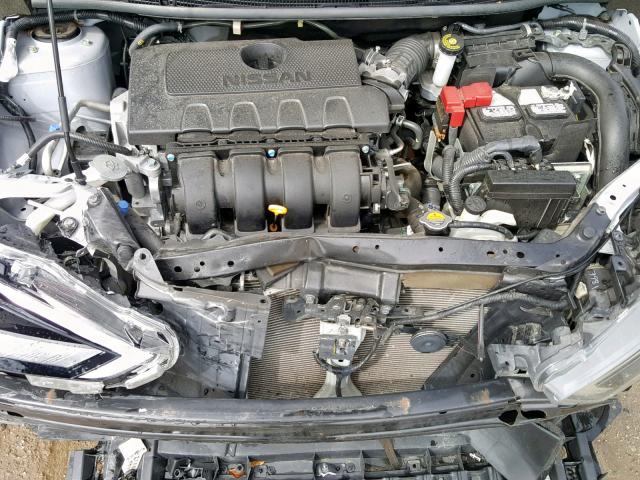 3N1AB7AP7HL647015 - 2017 NISSAN SENTRA SV SILVER photo 7