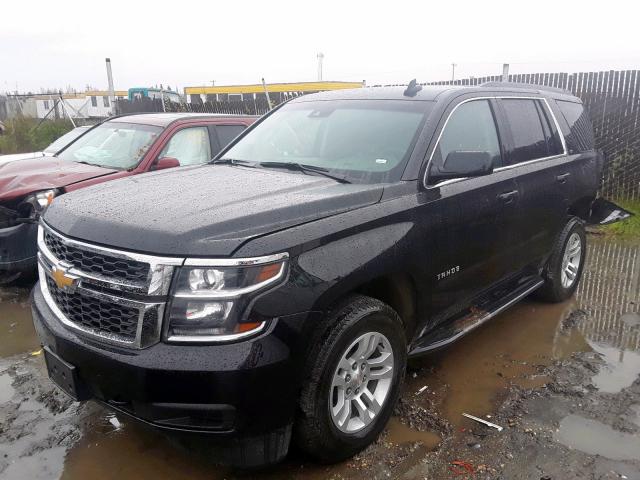 1GNSKBKC5KR381081 - 2019 CHEVROLET TAHOE K150 BLACK photo 2