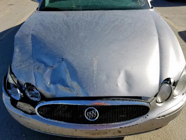 2G4WD582771246409 - 2007 BUICK LACROSSE C SILVER photo 7