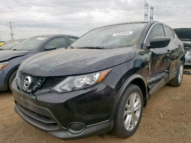 JN1BJ1CR9HW144535 - 2017 NISSAN ROGUE BLACK photo 2