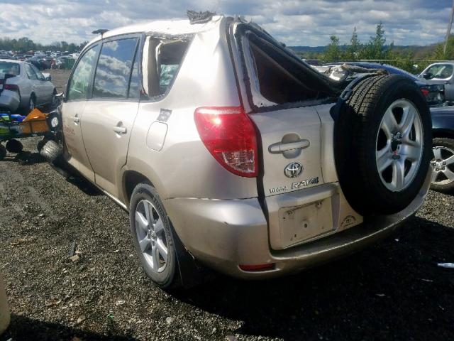 JTMBK31V976017028 - 2007 TOYOTA RAV4 LIMIT GOLD photo 3