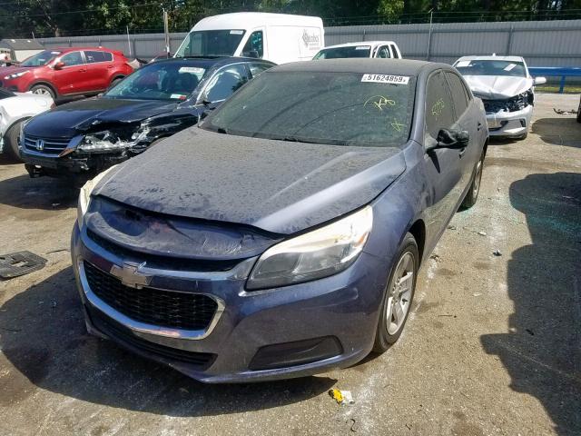 1G11B5SL9FF337249 - 2015 CHEVROLET MALIBU LS BLUE photo 2