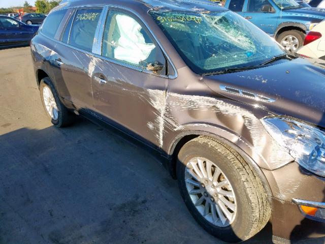 5GAKRCED5CJ161598 - 2012 BUICK ENCLAVE BROWN photo 9