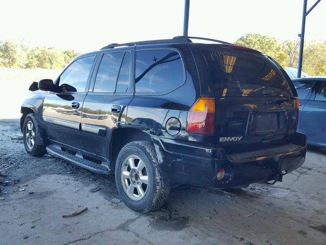 1GKDT13S432141419 - 2003 GMC ENVOY BLACK photo 3