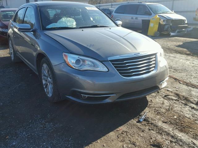 1C3CCBCG1DN612018 - 2013 CHRYSLER 200 LIMITE GRAY photo 1