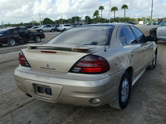 1G2NF52E74C251035 - 2004 PONTIAC GRAND AM S GOLD photo 4