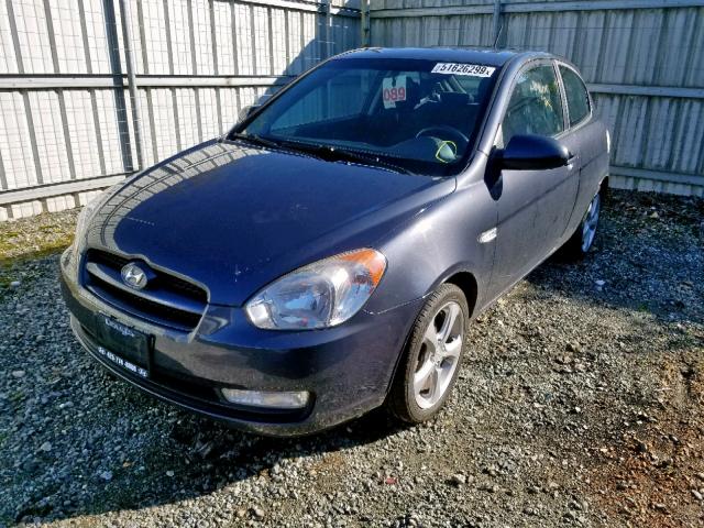 KMHCN36C08U082877 - 2008 HYUNDAI ACCENT SE CHARCOAL photo 2