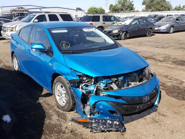 JTDKARFP0H3067092 - 2017 TOYOTA PRIUS PRIM ლურჯი ფოტო 1