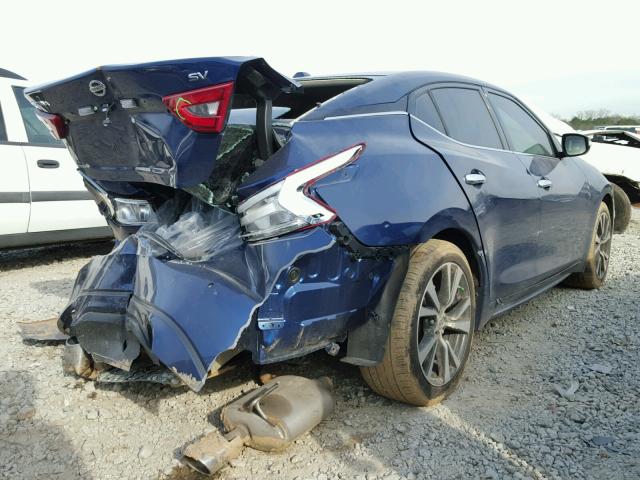 1N4AA6AP2GC401192 - 2016 NISSAN MAXIMA 3.5 BLUE photo 4