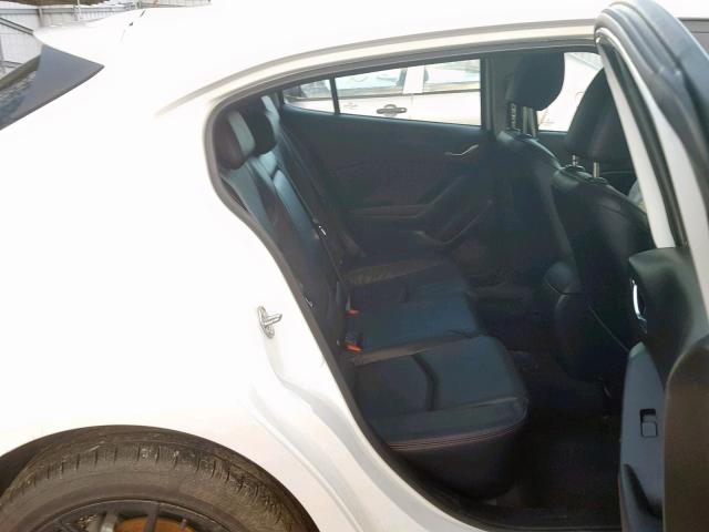 JM1BM1M32G1353478 - 2016 MAZDA 3 TOURING WHITE photo 6