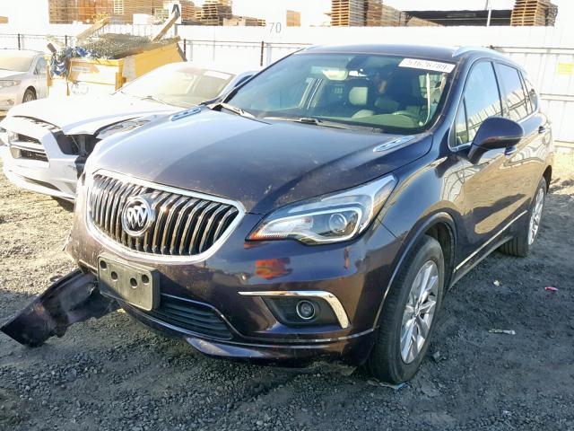 LRBFXBSA0HD030884 - 2017 BUICK ENVISION E CHARCOAL photo 2