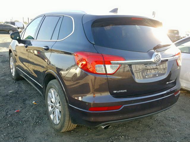 LRBFXBSA0HD030884 - 2017 BUICK ENVISION E CHARCOAL photo 3