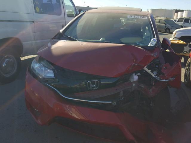 JHMGK5H74GX016614 - 2016 HONDA FIT EX RED photo 2