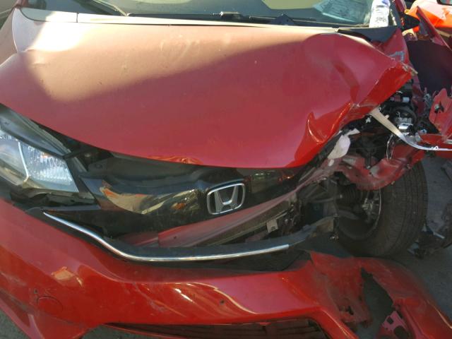 JHMGK5H74GX016614 - 2016 HONDA FIT EX RED photo 7