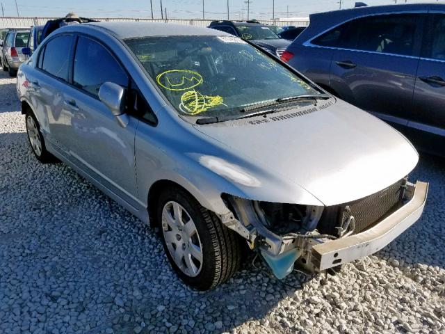 1HGFA16597L106988 - 2007 HONDA CIVIC LX SILVER photo 1