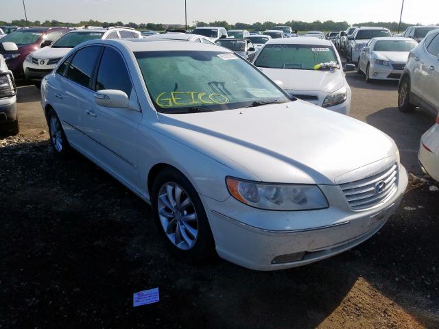 KMHFC46F68A288810 - 2008 HYUNDAI AZERA SE WHITE photo 1