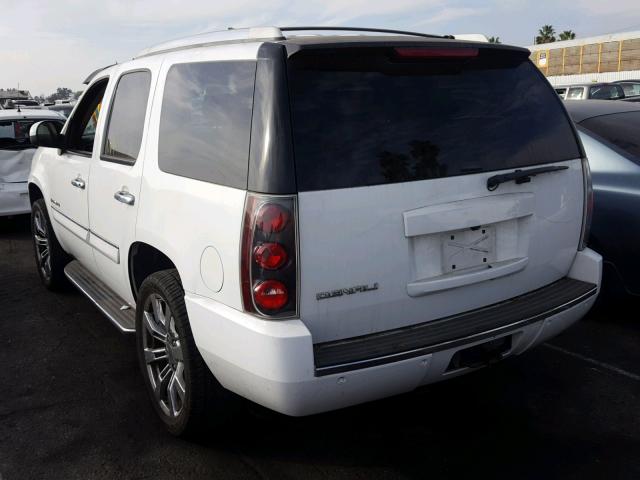 1GKFK63887J244898 - 2007 GMC YUKON DENA WHITE photo 3