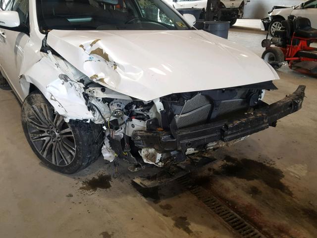 KNALN4D74E5167286 - 2014 KIA CADENZA PR WHITE photo 9