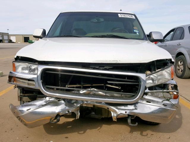 2GTEC19T421126515 - 2002 GMC NEW SIERRA WHITE photo 9