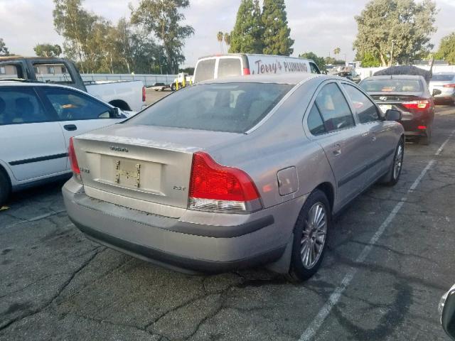 YV1RS59V442383636 - 2004 VOLVO S60 2.5T GRAY photo 4