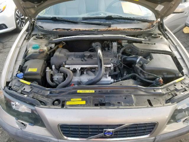 YV1RS59V442383636 - 2004 VOLVO S60 2.5T GRAY photo 7