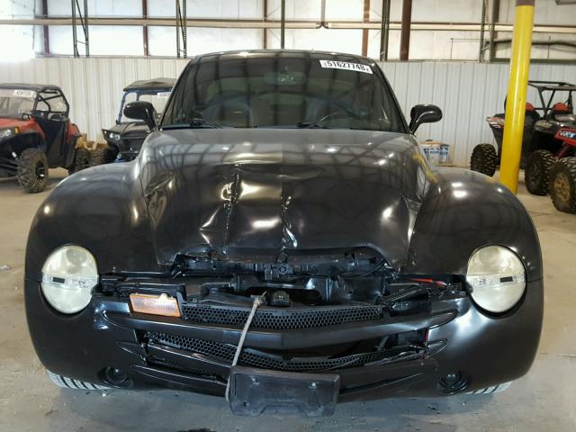 1GCES14P94B108558 - 2004 CHEVROLET SSR BLACK photo 10