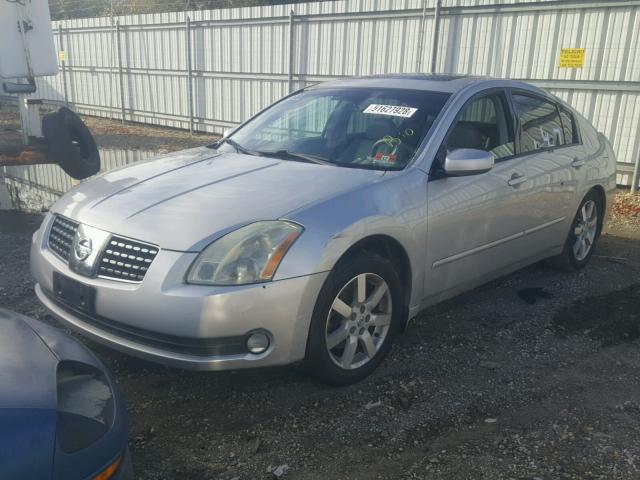 1N4BA41E66C826646 - 2006 NISSAN MAXIMA SE SILVER photo 2