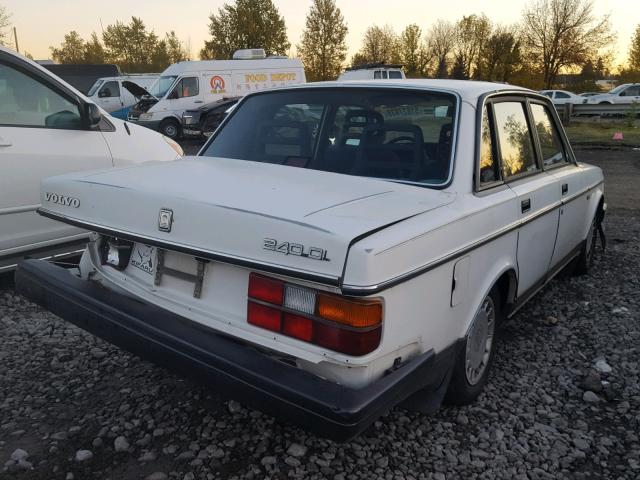 YV1AA8848L1418225 - 1990 VOLVO 240 BASE WHITE photo 4