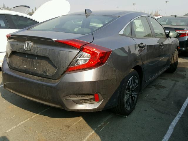 JHMFC1F76JX016397 - 2018 HONDA CIVIC EXL GRAY photo 4