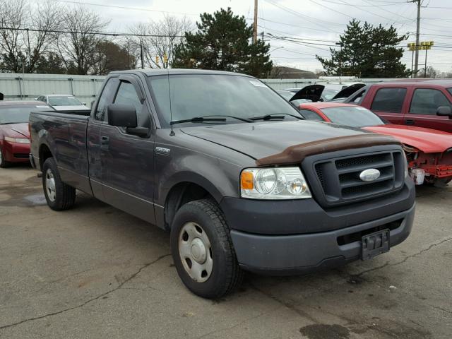 1FTRF12277KB62457 - 2007 FORD F150 GRAY photo 1