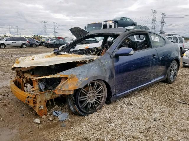 JTKDE3B77A0304208 - 2010 TOYOTA SCION TC ლურჯი ფოტო 2
