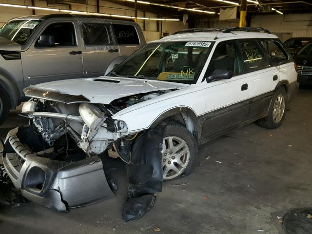 4S3BG6853X6660807 - 1999 SUBARU LEGACY OUT WHITE photo 2