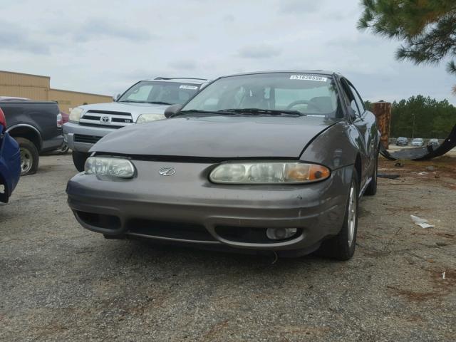 1G3NF52E01C191249 - 2001 OLDSMOBILE ALERO GLS TAN photo 2