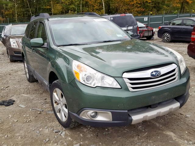 4S4BRBJCXA3350945 - 2010 SUBARU OUTBACK 2. GREEN photo 1