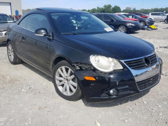 WVWFA71F17V036330 - 2007 VOLKSWAGEN EOS 2.0T L BLACK photo 1