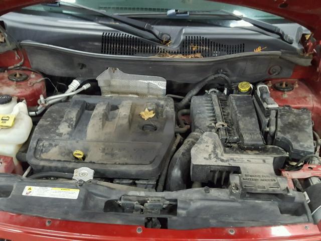 1J8FF47W17D265421 - 2007 JEEP COMPASS RED photo 7