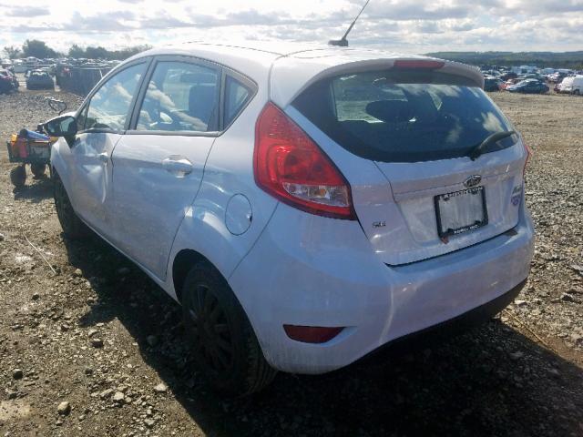 3FADP4EJ6CM186575 - 2012 FORD FIESTA SE WHITE photo 3