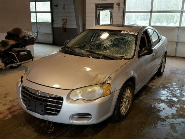 1C3EL56R85N580015 - 2005 CHRYSLER SEBRING TO GRAY photo 2