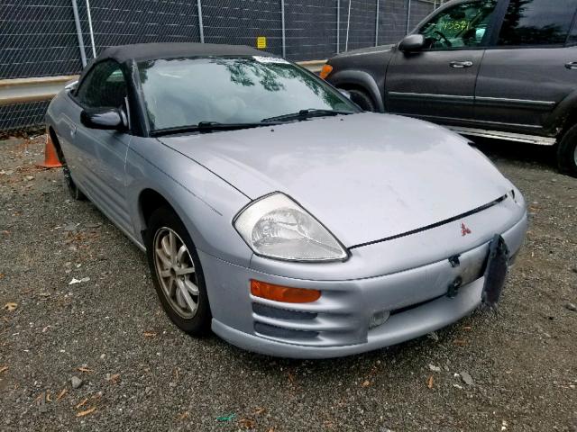 4A3AE45G21E203086 - 2001 MITSUBISHI ECLIPSE SP SILVER photo 1