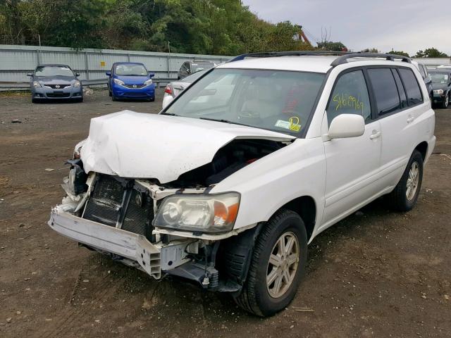 JTEDP21AX60122546 - 2006 TOYOTA HIGHLANDER WHITE photo 2